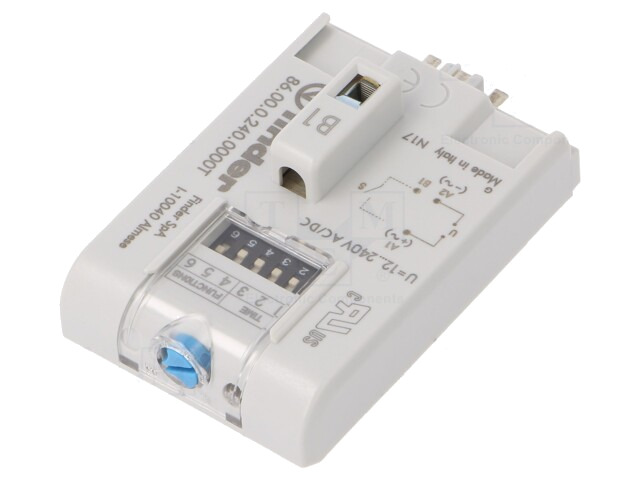 Tijdmodule; 90.02,90.03,92.03,96.04; socket; -20÷50°C; 12÷240VDC Tijdmodule; 90.02,90.03,92.03,96.04; socket; -20÷50°C; 12÷240VDC